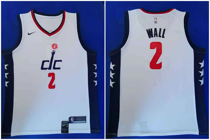Wizards 2 John Wall White 2019-20 City Edition Nike Swingman Jersey,We sell and wholesale Wizards 2 John Wall White 2019-20 City Edition Nike Swingman Jersey on line form chian!